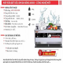 MÁY RỬA BÁT SIÊU ÂM A1000-CÔNG NGHỆ MỚI