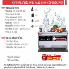 MÁY RỬA BÁT SIÊU ÂM A1200-CÔNG NGHỆ MỚI