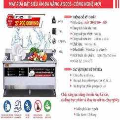 MÁY RỬA BÁT SIÊU ÂM A1200S-CÔNG NGHỆ MỚI