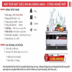 MÁY RỬA BÁT SIÊU ÂM A800-CÔNG NGHỆ MỚI