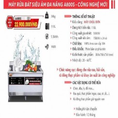MÁY RỬA BÁT SIÊU ÂM A800S-CÔNG NGHỆ MỚI