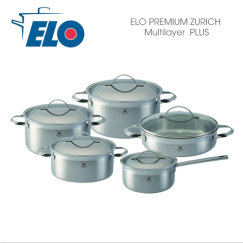 Bộ Nồi Elo Cao Cấp Zurich Premium 5 Chiếc 10 Món