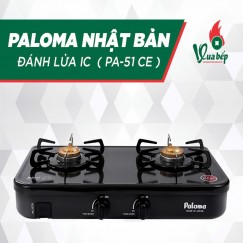 Bếp gas dương Paloma đánh lửa IC PA-J51CE (Japan) Bếp gas dương Paloma đánh lửa IC PA-J51CE (Japan)