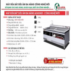 MÁY RỬA BÁT SIÊU ÂM A2400HD-CÔNG NGHỆ MỚI