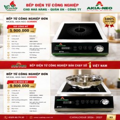 BẾP TỪ CÔNG NGHIỆP AKIA NEO A5000S
