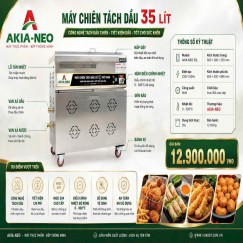 MÁY CHIÊN TÁCH DẦU AKIA-NEO 35L