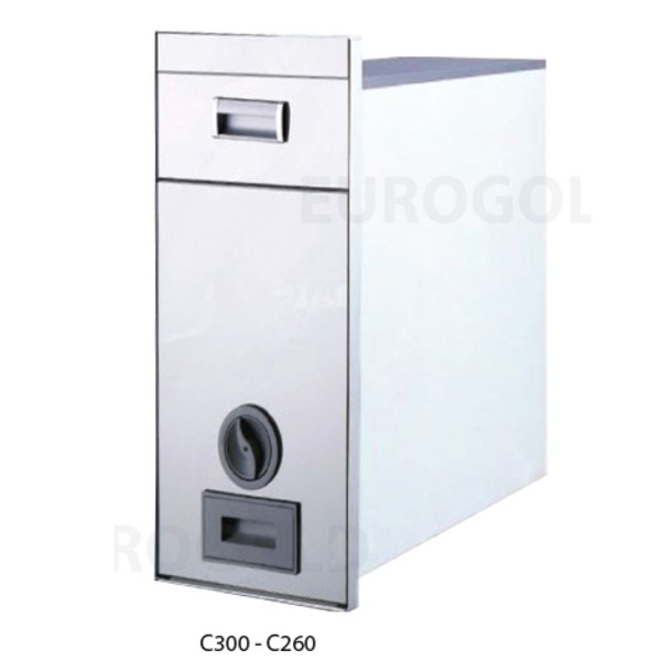 THÙNG GẠO ĐIỆN TỬ MẶT GƯƠNG TRẮNG BẠC B301