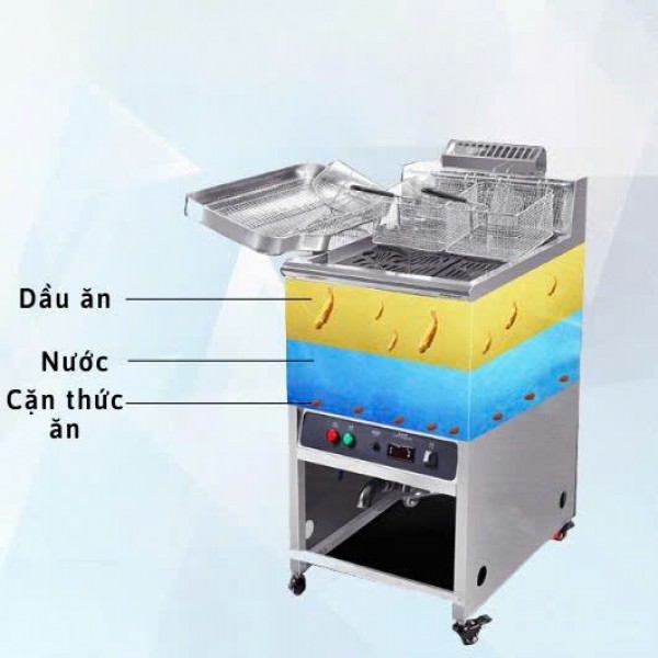 MÁY CHIÊN TÁCH DẦU AKIA-NEO 35L
